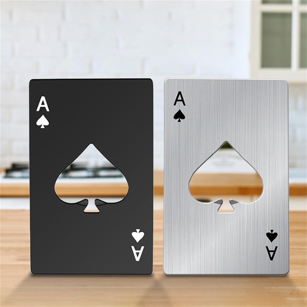 Amazon.com: EYAKEG 2 Pack Ace of Spades Bottle Opener Credit Card