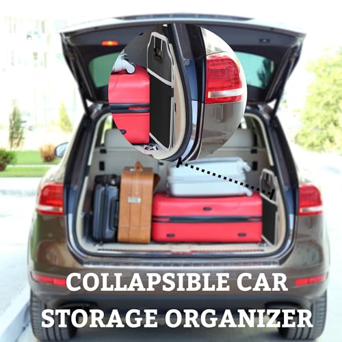 PLASTIFIC - Car Boot Organiser - Non-Slip Tidy Boot Bag - Multi-Compartment - Essential Car Accessories, Heavy Duty Collapsible Foldable Shopping Tidy Storage - Image 7