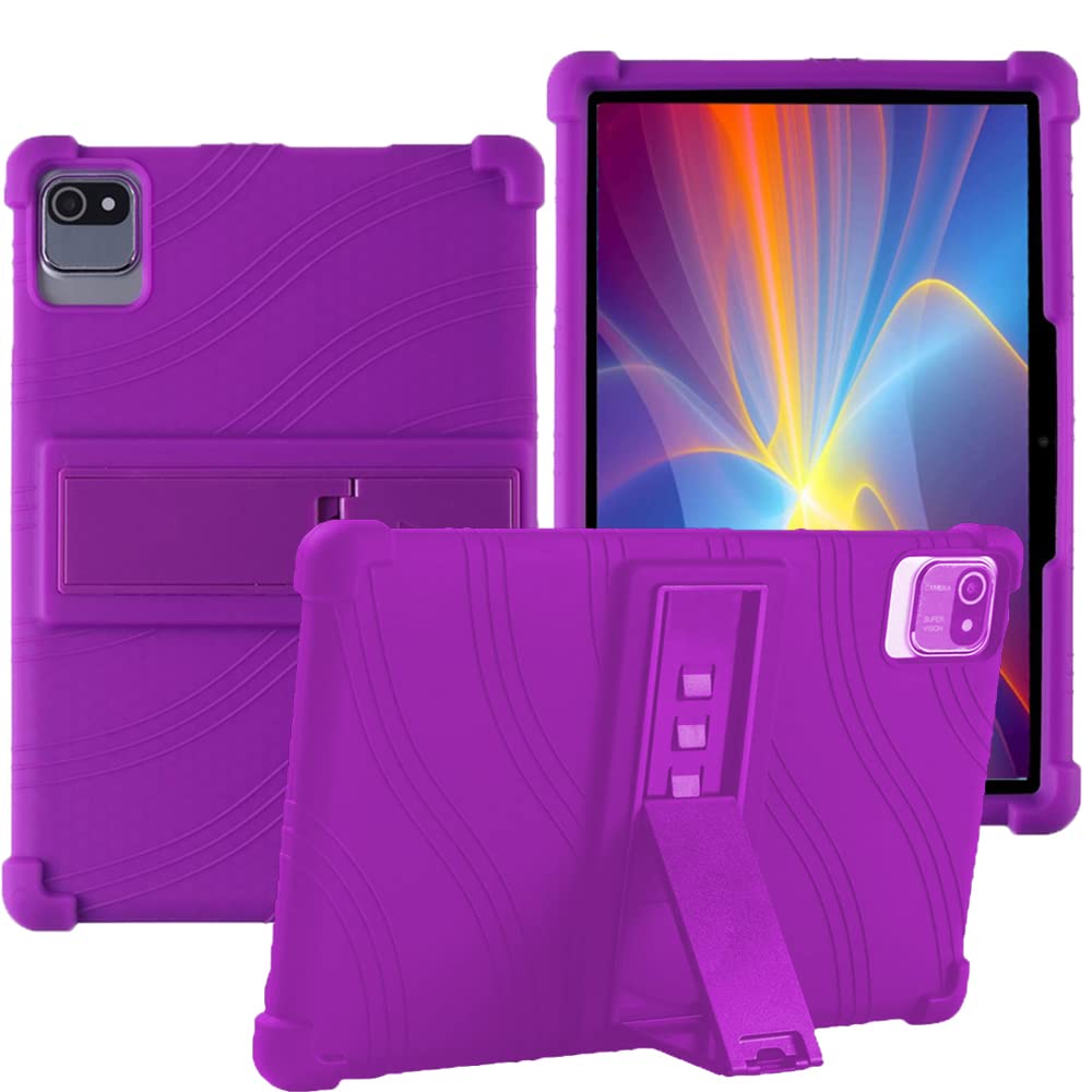 YHFZR Case for MB1001 Tablet 10.1, Light Weight Build in Stand Protective Case for Moderness MB1001/Okaysea 10.1 Tablet,for HAPPYBE/ANYLAKE/Freeski OLEXEX Bestski/Velorim/CZZ/ZZB 10 inch, Purple