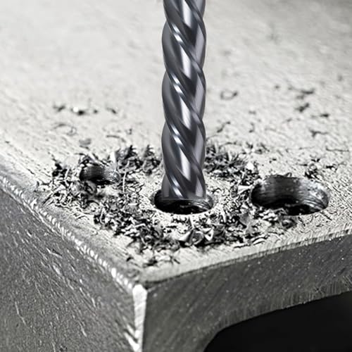 Image of 1 /2 inch Carbide Square End Mill 4 Flute, AlTiN Coated, 3 inch Flute 6 inch OAL, 3300 HV, HRC55, for Stainless Steel, Cast Iron, Tool Steel, High Alloy Steel, High Speed & Feed