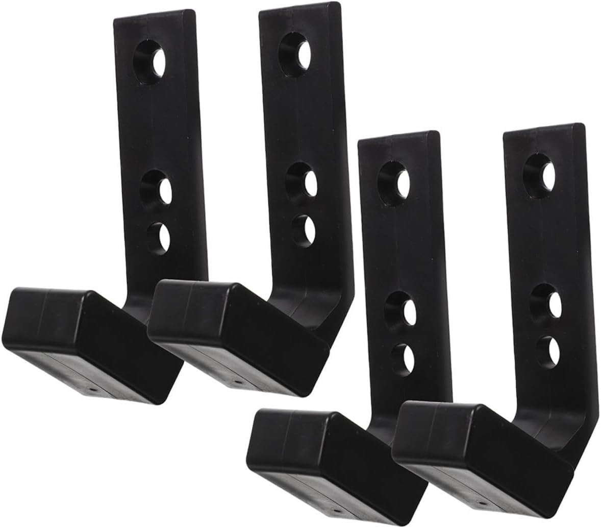 4pcs Wall-mounted Barbell Holder and Weight Plates Storage Rack, 40×55×100cm Pa/pp Material, Space-saving Dumbbell and Bumper Plate Organizer for Home Gym and Strength Training