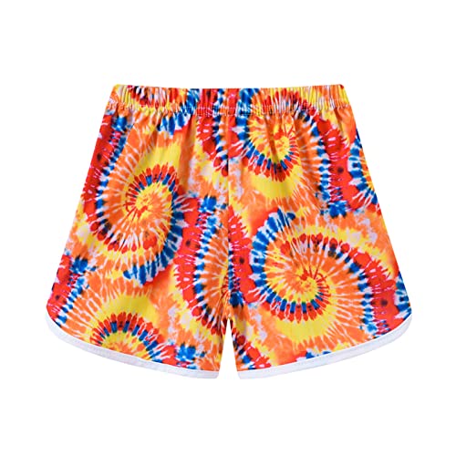 Boys and Girls Basketball Shorts Athletic Soccer Shorts Kids Toddler Floral Print Short Pants Drawstring Sports Jogger Pants2