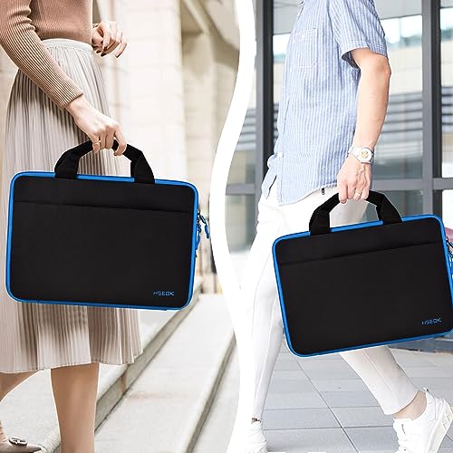 Image of HSEOK Laptop Sleeve 13.3 Inch Case Briefcase Compatible with MacBook Pro 14 inch and All Model of 13.3 Inch MacBook Air /Pro, XPS 13, Most Popular 13 inch-13.5 inch Notebooks,B01K06