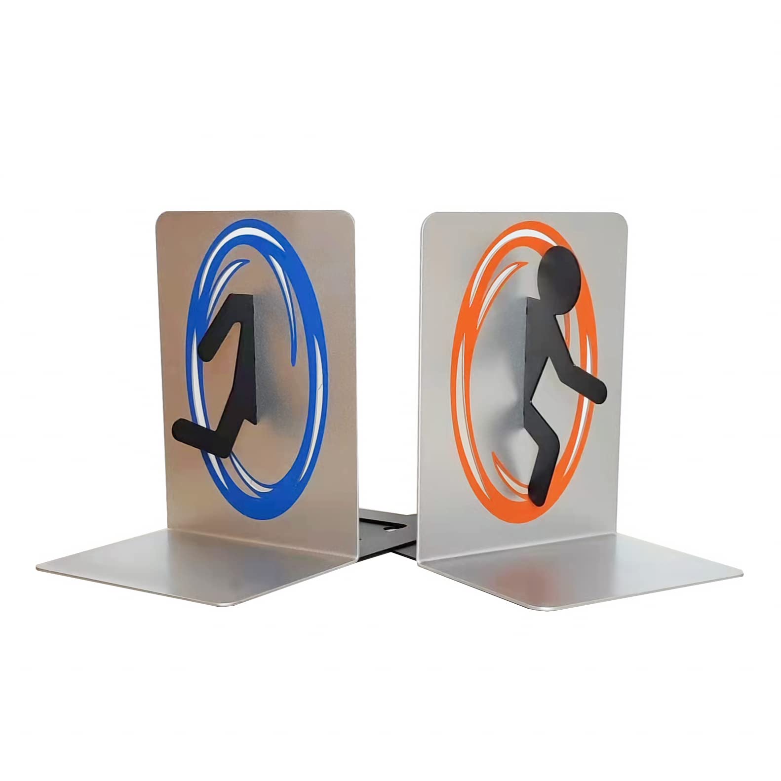 LAIXHeavy Duty Metal Portal Bookend, Creative Gift for Game Lovers