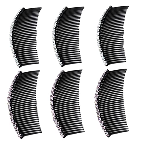 CTIRCHIU 6個点 梅花デザイン ヘアコーム 結婚式用 ヘアピン 髪飾り 簡約 シンプル おしゃれな女性向け ヘアアクセサリー