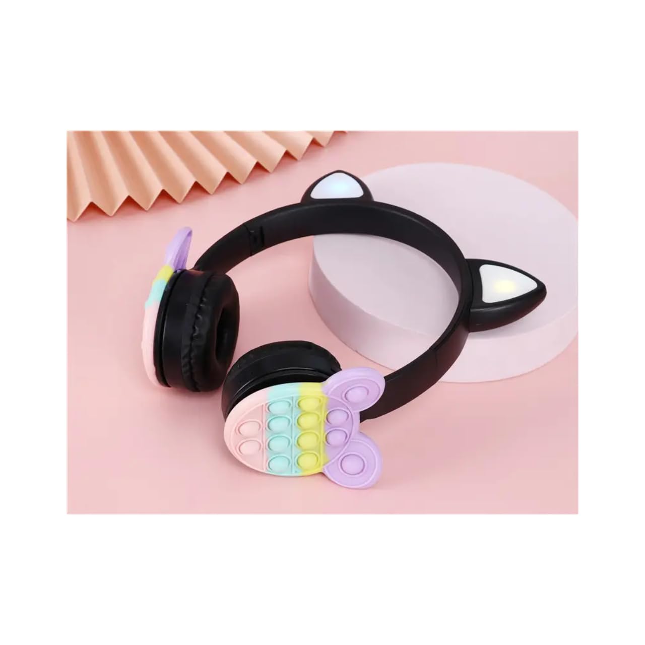 Wireless Headphone Over-Ear BT 5.0 With TF Card Slot For Adults And Kids (BlackKT-58A)
