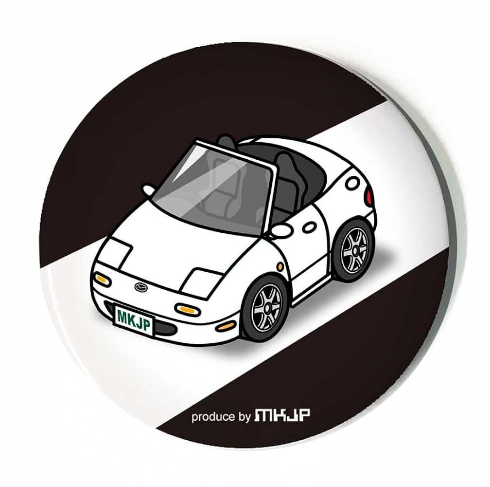 Amazon.co.jp: [MKJP] 缶バッジ キーホルダー 丸型 54mm マツダ