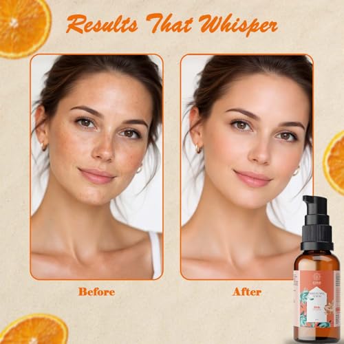 Image of Ishmi Organic Vitamin C Face Serum 30ml | Brightening & Moisturizing | Anti-Tanning & Anti-Aging | Skin Toner & Hydrating Serum for Men & Women