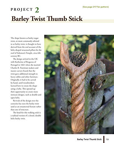 Carving Creative Walking Sticks and Canes: 13 Projects to Carve in Wood (Fox Chapel Publishing) Step-by-Step Instructions, Stickmaking Tips, Finishing, and More, for Carvers from Beginner to Advanced - Image 7