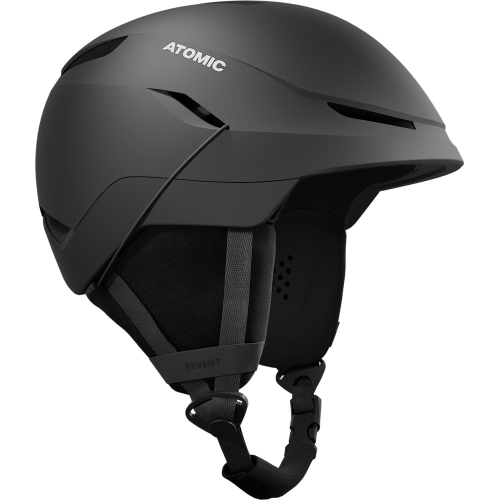 Atomic Casco de esquí Revent Lite – Negro – Casco de Snowboard y esquí con Sistema de Ajuste 360° y Sistema de ventilación Aircon, Holo Core para una máxima absorción de Impactos