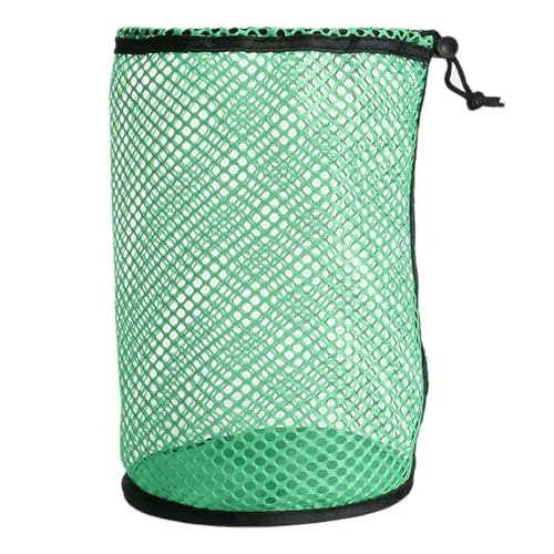 Generico Bolsa para pelotas de golf de malla de nailon, bolsa de malla de golf | de nailon resistente con cierre de cordón deslizante, bolsas multiusos para redes de almacenamiento, accesorios de