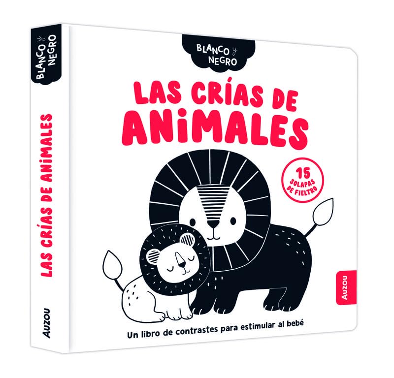 Blanco y negro. Las crías de animales