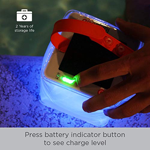LuminAID PackLite Spectra USB Solar Inflatable Color Changing Waterproof Light