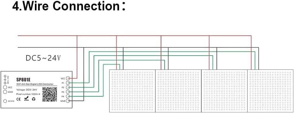 SP801E Wire Connection Diagram