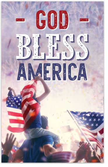 Moments With The Book God Bless America (Gospel Tract - Packet of 100 - NKJV)