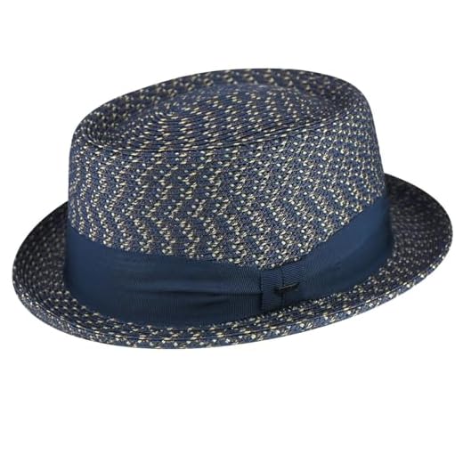 Bailey 1922 Waits Pork Pie Hat1922 Women/Men - Summer hat Men´s Straw with Grosgrain Band Spring-Summer - XXL (62-63 cm) Anthracite