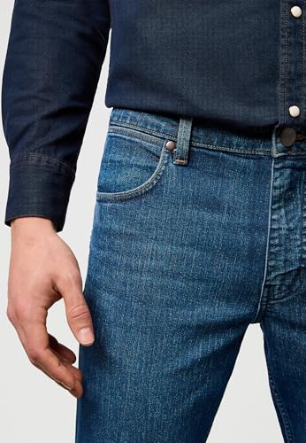 WRANGLER - Jeans Herren - Regular Straight Fit - Greensboro - Coastal Scout – Ansicht 6