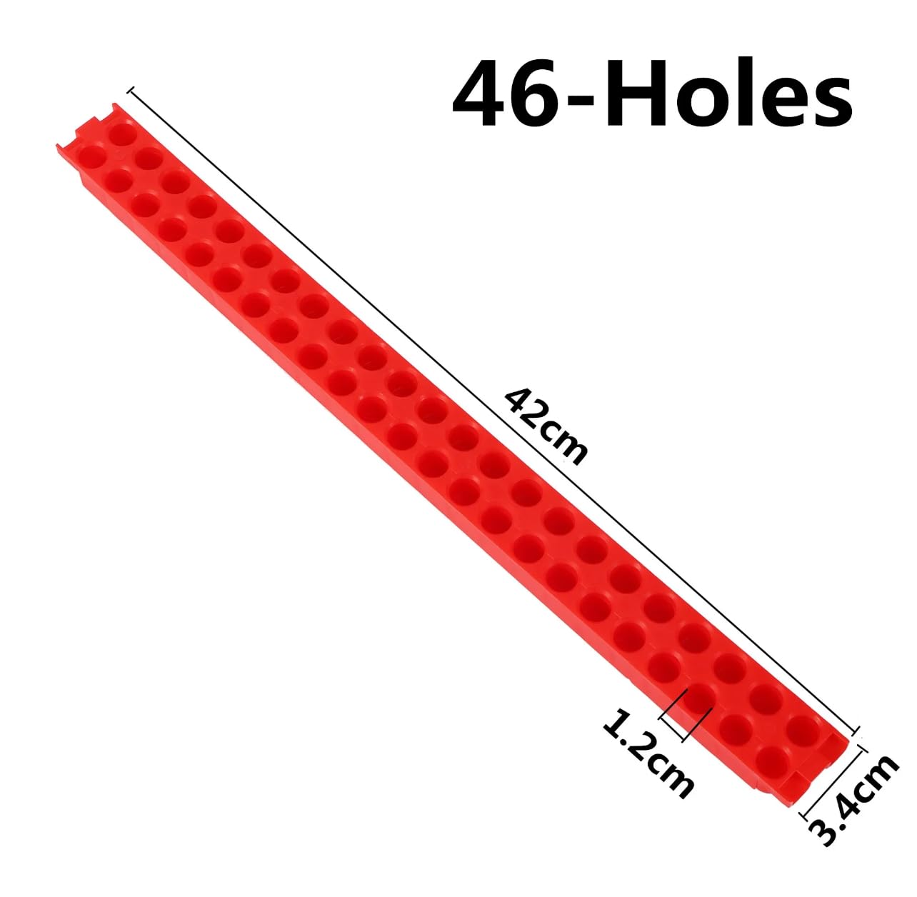 Generic Bee Queen transport Red bar, Plastic Bee Rearing Transport Strip.