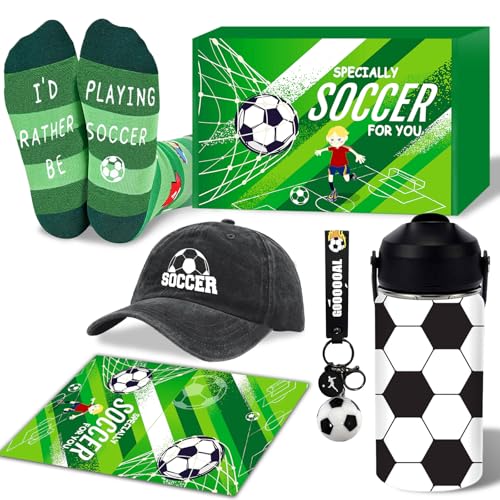 Qoibraze Soccer Gift Set for Boys & Girls Ages 3-12