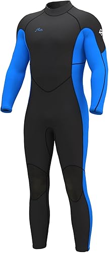 Vista 11 de Hevto - Traje de neopreno para hombre, 3/2 mm, con cremallera delantera y trasera, para aguas frías, para surf, natación, buceo M2-3/0.079