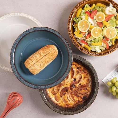 Sweejar X1P4/B Ceramic Pie Pan For Baking,Round Baking Dish Pan For Dinner 10 Inches, Pie Dish Non-Stick Pie Plate For Quiche,Tart,Cake,Pumpkin Pie thumb #6