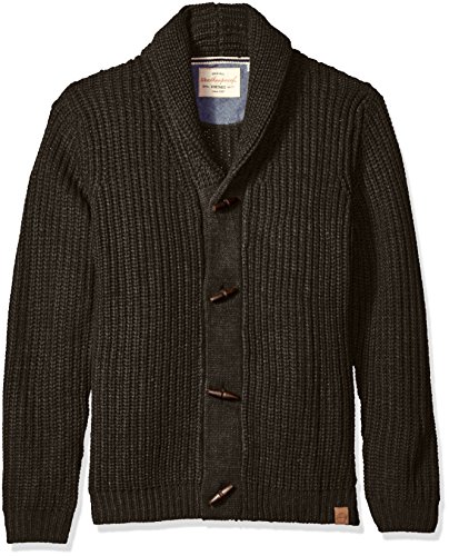 Weatherproof Vintage Men's Chunky Cardigan with Toggles