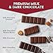 Fannie May, 12 Chocolate Candy Bars, Milk Chocolate, Caramel, Peanut Butter and Dark Chocolate, Variety Pack, 1.8 oz Each