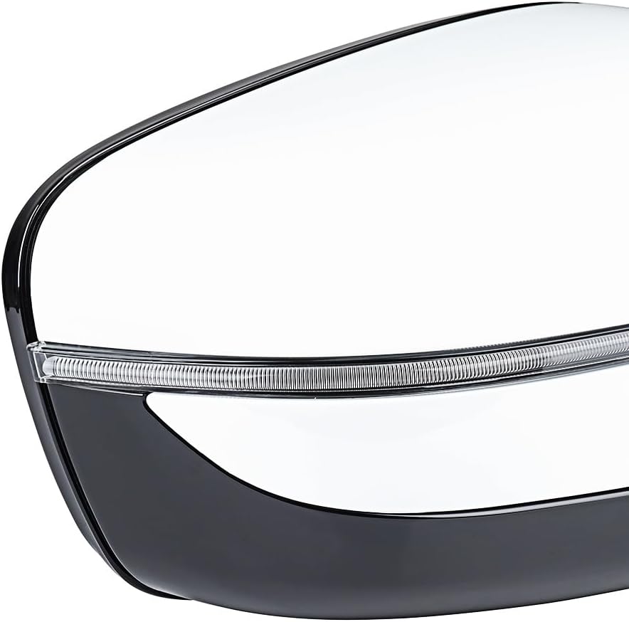 Blind Spot Side Door Mirror 5-Pins for 2017-2022 BMW 5 Series G30 G38 520i 530i 540i, Power Fold, Heated, Turn Signal, Monitor, Memory Recall, Replaces 51167485203 (LH) / 51167485204 (RH)