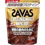 ザバス(SAVAS) カゼイン&ホエイ プロテイン MPC100 ココア味 810g 明治