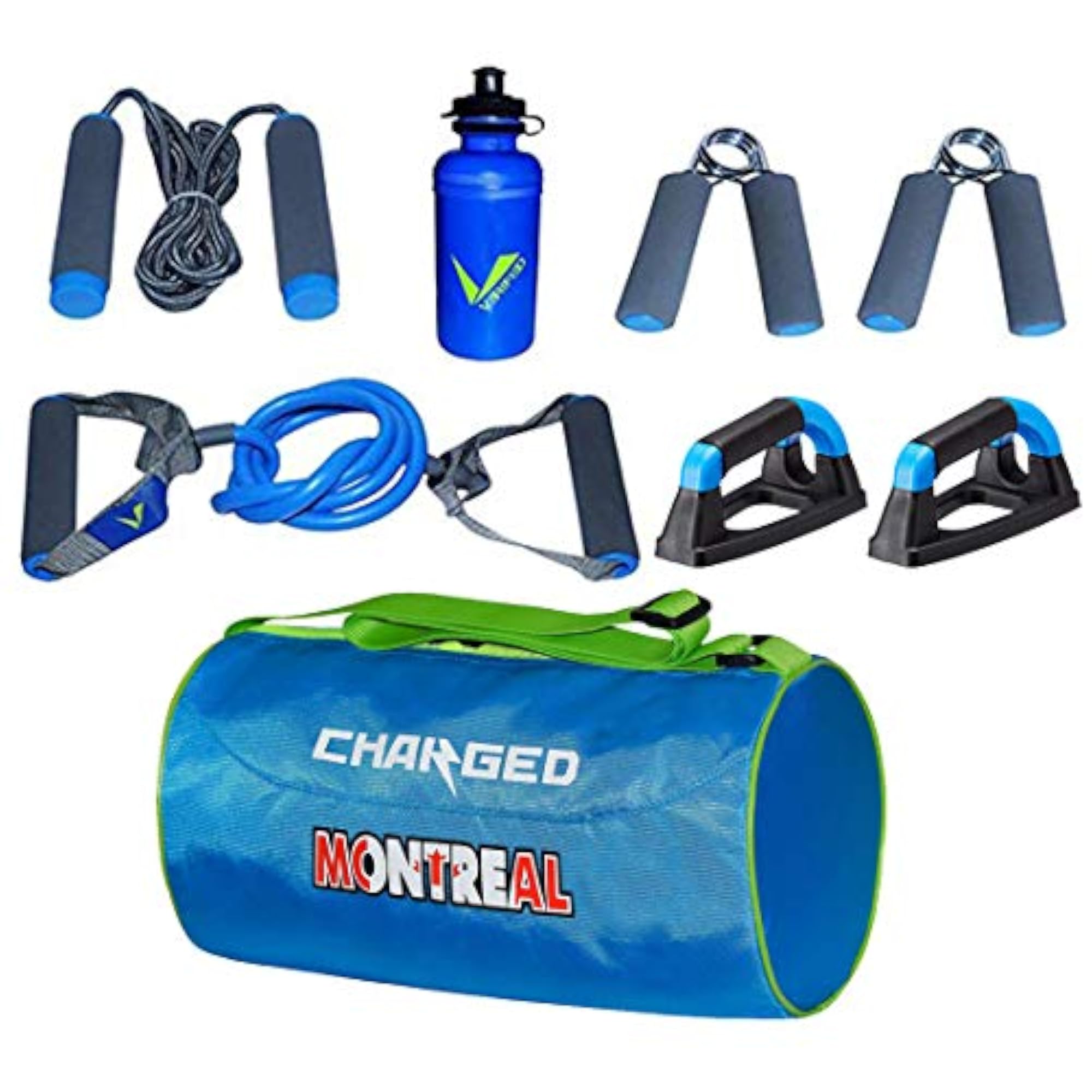 Gym Set Including VF-1027 Training Set with Charged Gym Bag