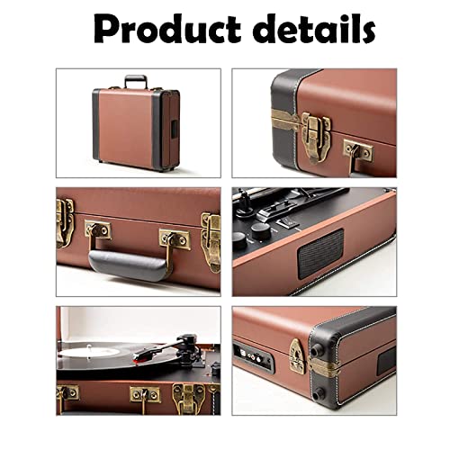 Tourne-Disque Bluetooth, Platine Vinyle avec Haut-parleurs intégrés, entraînement par Courroie à 3 Vitesses pour Valise… - Les Beatles, Paul McCartney, John Lennon, RIngo Starr, George Harrison Tourne-Disque Bluetooth, Platine Vinyle avec Haut-parleurs intégrés, entraînement par Courroie à 3 Vitesses pour Valise… – Image 7