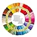 Hohoto Embroidery Thread, Friendship Bracelet String, 150 Skeins Embroidery Floss with 20 Pieces Floss Bobbins for Cross Stitch kit and DIY Craft