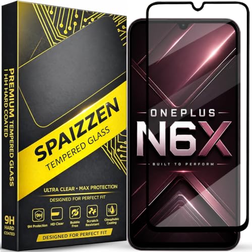 Image of Military-Grade Tempered Glass Screen Protector Compatible for Oneplus N6X 5G / Oneplus N6X with Edge to Edge Coverage and Easy Self Installation kit