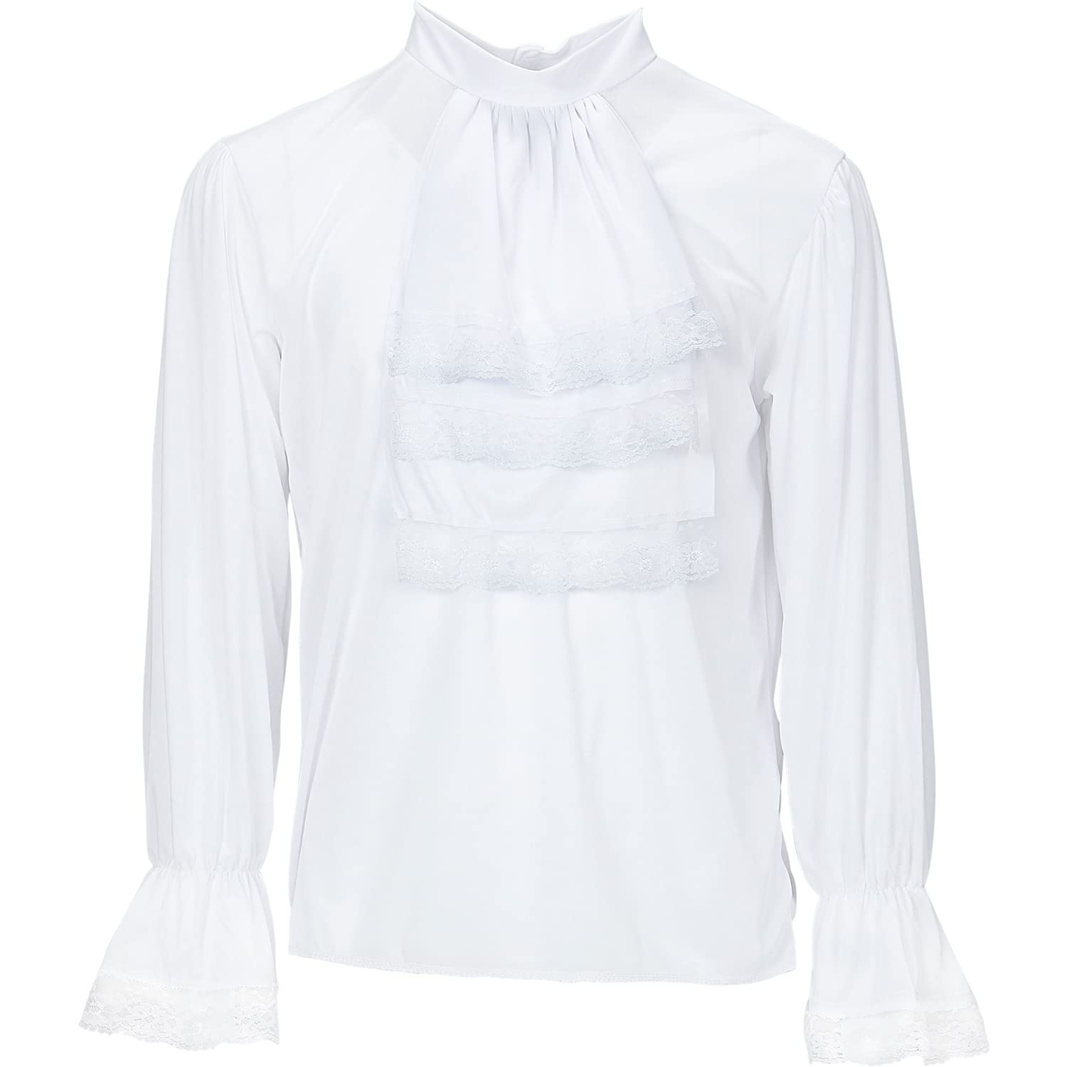 Character Shirt White Costume for Pirate Peter Pan Fancy Dress, M-L - Image 3