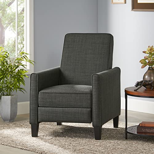Sillón Reclinable Gris Mimbre Estructura Sólida miniatura 2