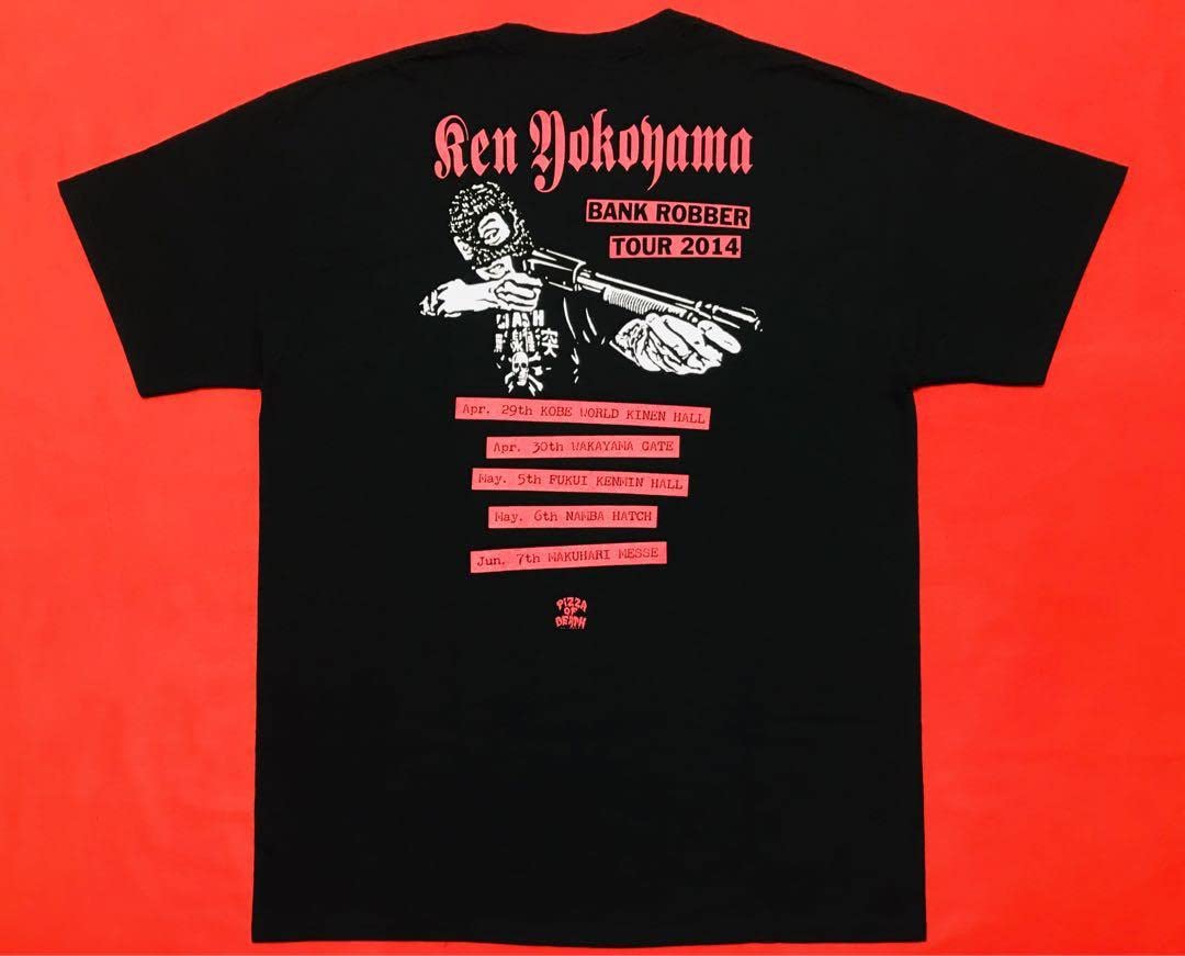Amazon.co.jp: KEN YOKOYAMA横山 健 BANK ROBBER ツアーTシャツ