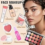Makeup Set For Women Full Kit Includes Eyeshadow Concealer Palette Lip Gloss Lipstick Eye Pencil Makeup Brushes, All In One Makeup Gift Set For Teen, Girl And Beginner，Stocking Stuffers for Teen Girls - Image 4