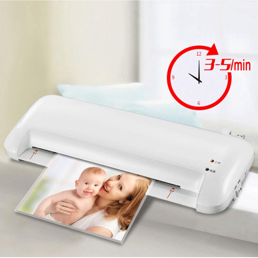 Laminator, laminator fotograficzny do dokumentów A4, przenośny laminator na gorąco i na zimno, odpowiedni do domu, biura