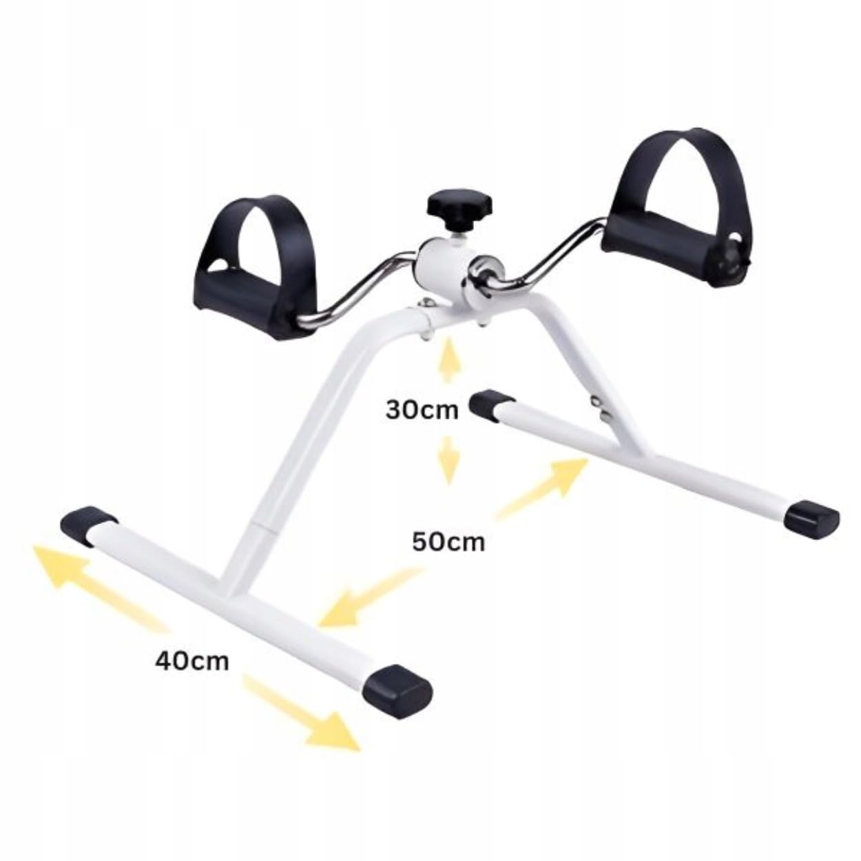 Mini Heimtrainer Pedaltrainer – Arm- & Beintrainer für Zuhause, leiser Reha Trainer, kompakt für Büro, mit Widerstand, Fitnessgerät für Senioren & Physiotherapie
