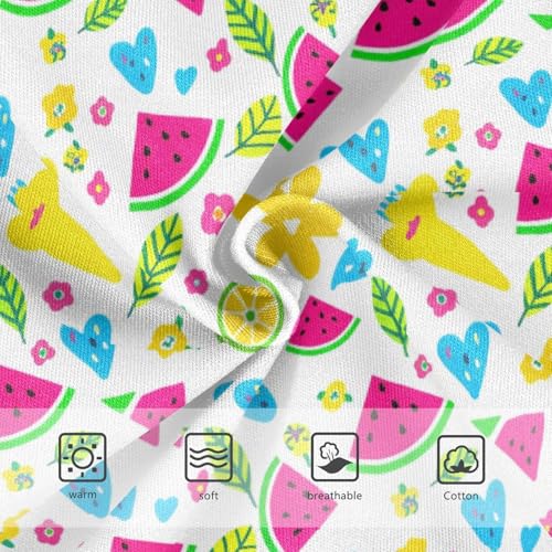 Girls' Underwear Fruit Watermelon Flowers Floral Toddle Brief Panties 23020003