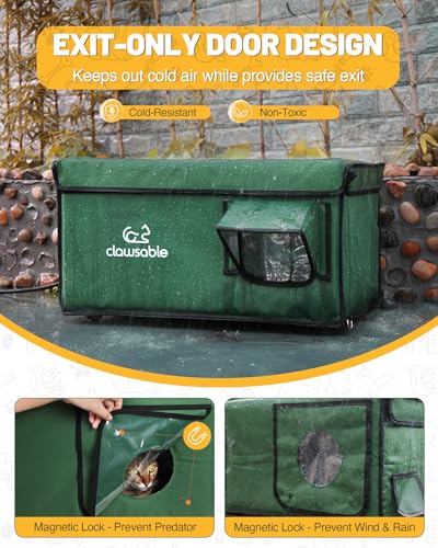 Stohot Premium Heated Cat House For Outside Cats thumb #1