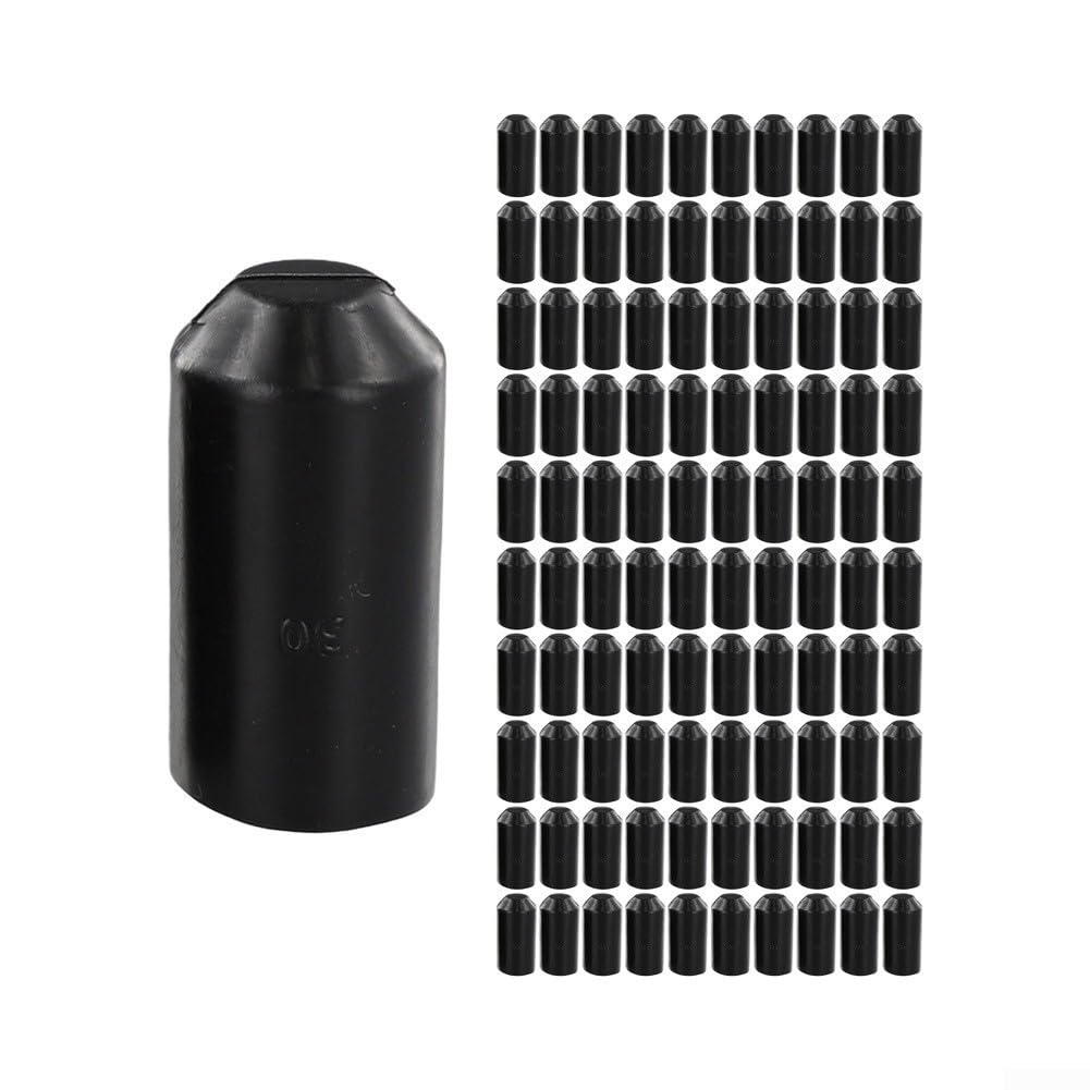 100 piezas para extremo termorretráctil de 15 a 40 mm, sello impermeable 100 piezas para (40 x 60 mm) | Poliolefina termoplástica, sello forrado, protección impermeable, 4 tamaños incluidos, fácil termorretráctil