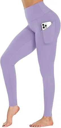 GAYHAY High Waist Yoga Pants with Pockets, Leggings for Women Tummy Control Compression Workout Leggings for Women