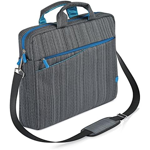 CSL - Notebooktasche für Notebooks bis 17,3 Zoll 43,9cm - Laptop Tasche Schultertasche Cover