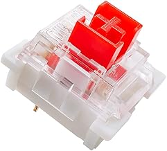 Granvela OUTEMU Medium-Low Profile Red Switches 3 Pin Thiner 50g Force 1.6mm Actuation-Travel Key switches Pack 20 - Gateron& Cherry MX Equivalent DIY Replaceable Switches for Mechanical Keyboard