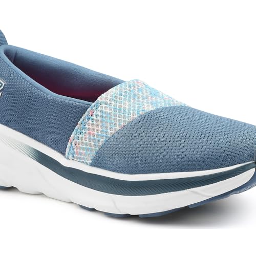 Image of Liberty Leap7x CANBERRA1E Sports Non Lacing Walking Shoes for Women with EVA Sole | Suitable for Jogging Gym | Memory Foam Insole | Comfortable Footbed | Lightweight and Shock Absorption