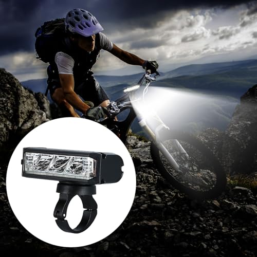 Lumière à vélo rechargeable LED et étanche avec 4 modes d'éclairage