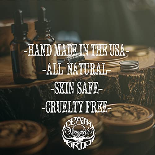 The Vintage Grooming Co. Bare Bones Medium Hold Mustache Wax With Death Grip Keychain Mustache Comb And Night Fury Mustache Wax Remover Oil Set #TOP6