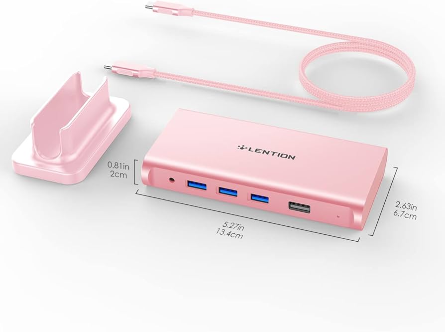 LENTION 4K@60Hz 9 in 1 縦置き USB C ドッキングステ 61876kCfaHL._AC_UL210_SR210,