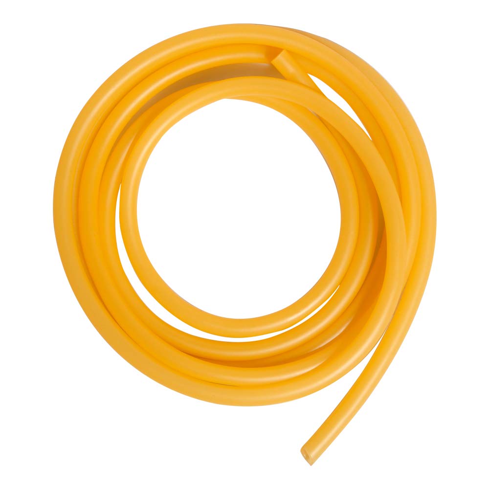 Feelers Natural Latex Rubber Tubing Tube 5/32" (4mm) ID x 1/4" (6mm) OD Speargun Band Slingshot Catapult Tube Rubber Hose, 8M Length